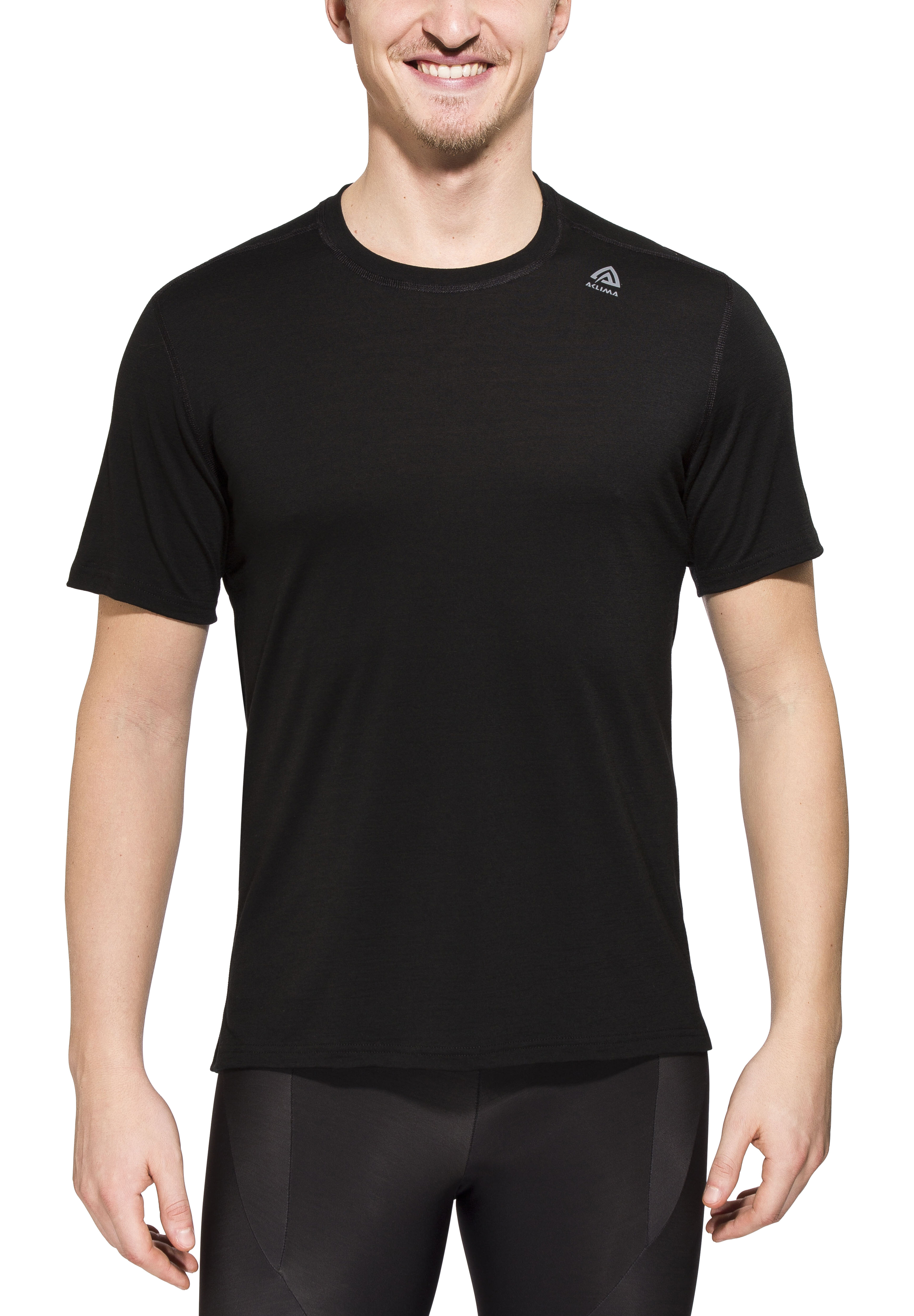 Aclima Lightwool Classic T-Shirt Men jet black | Addnature.co.uk